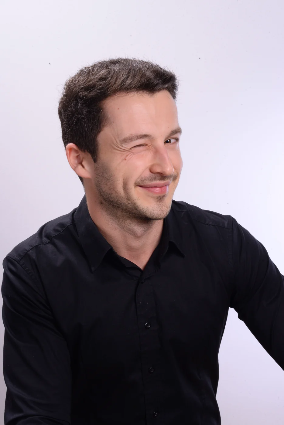 Dan Ilies in a black shirt